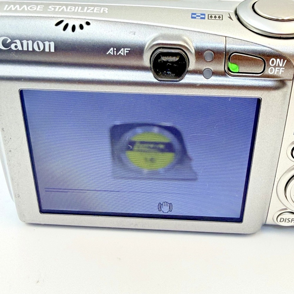 Canon PowerShot SD850 IS Digital Elph Camera Silver 8MP 4x Optical Zoom Works - Picture 6 of 11